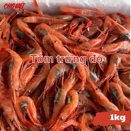 Tôm Trứng Đỏ – 1kg Chợ Việt C01