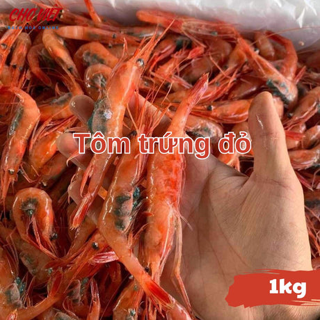 Tôm Trứng Đỏ – 1kg Chợ Việt C01