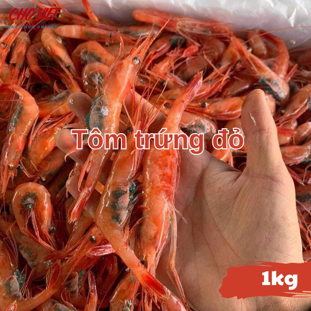 Tôm Trứng Đỏ – 1kg Chợ Việt C01