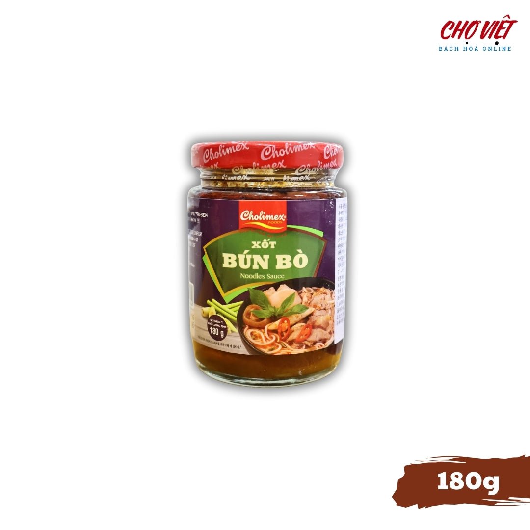 Xốt Bún Bò Cholimex - Hũ 180g Chợ Việt K01